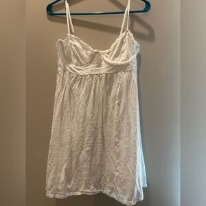 White Coquette Babydoll Mini Dress